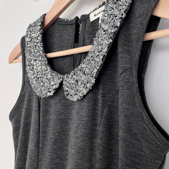 Monteau Sequined Peter Pan Dress, S - Picture 2 of 7